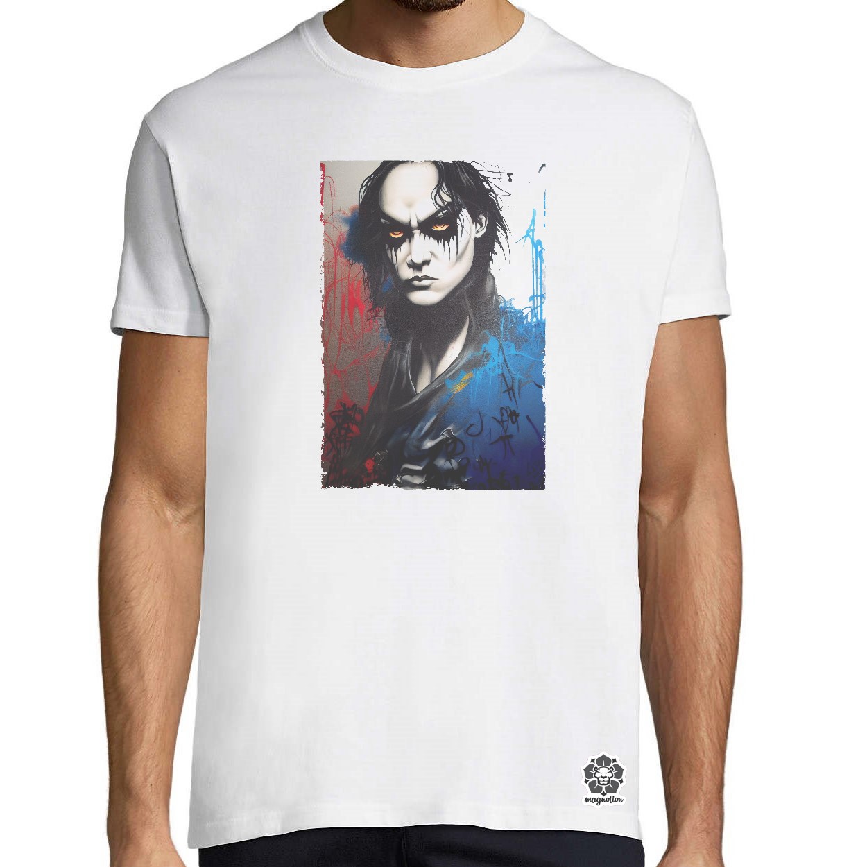 Graffiti művészet Brandon Lee as Eric Draven egyedi póló 