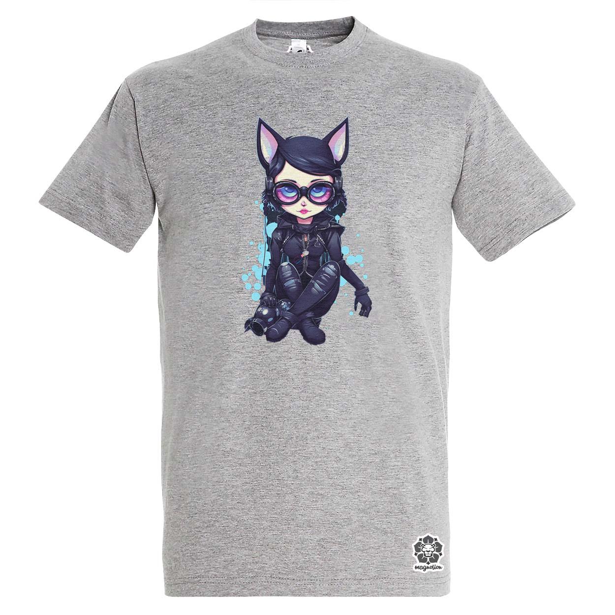 Kawaii macskalány v1 egyedi póló 