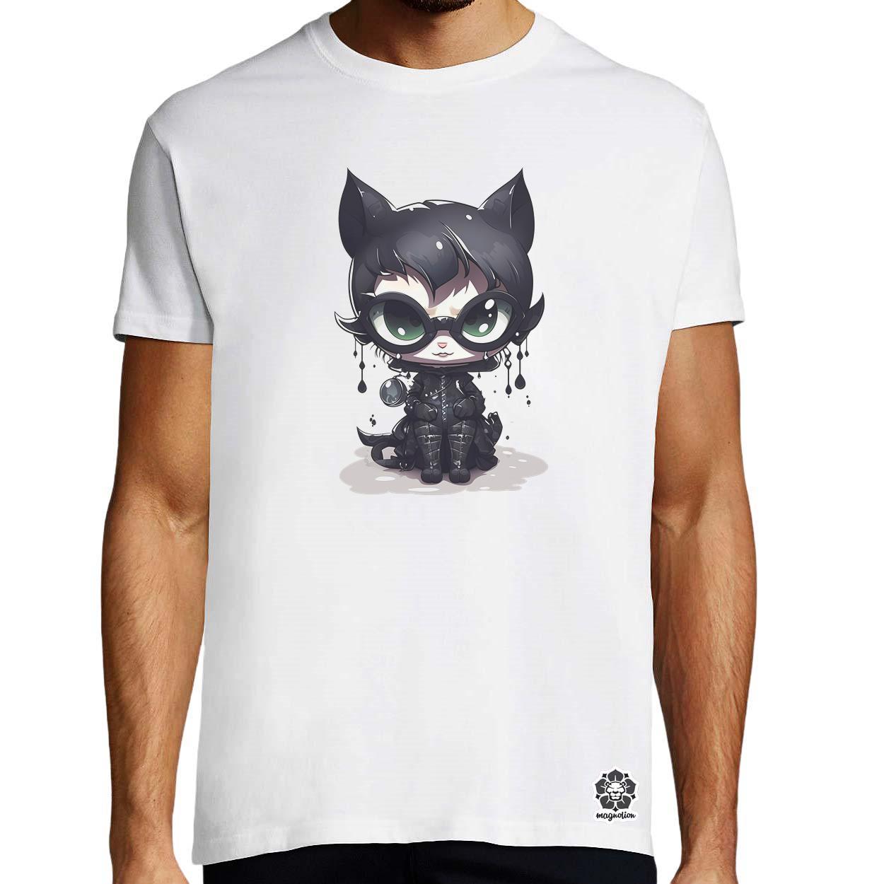 Kawaii macskalány v2 egyedi póló 