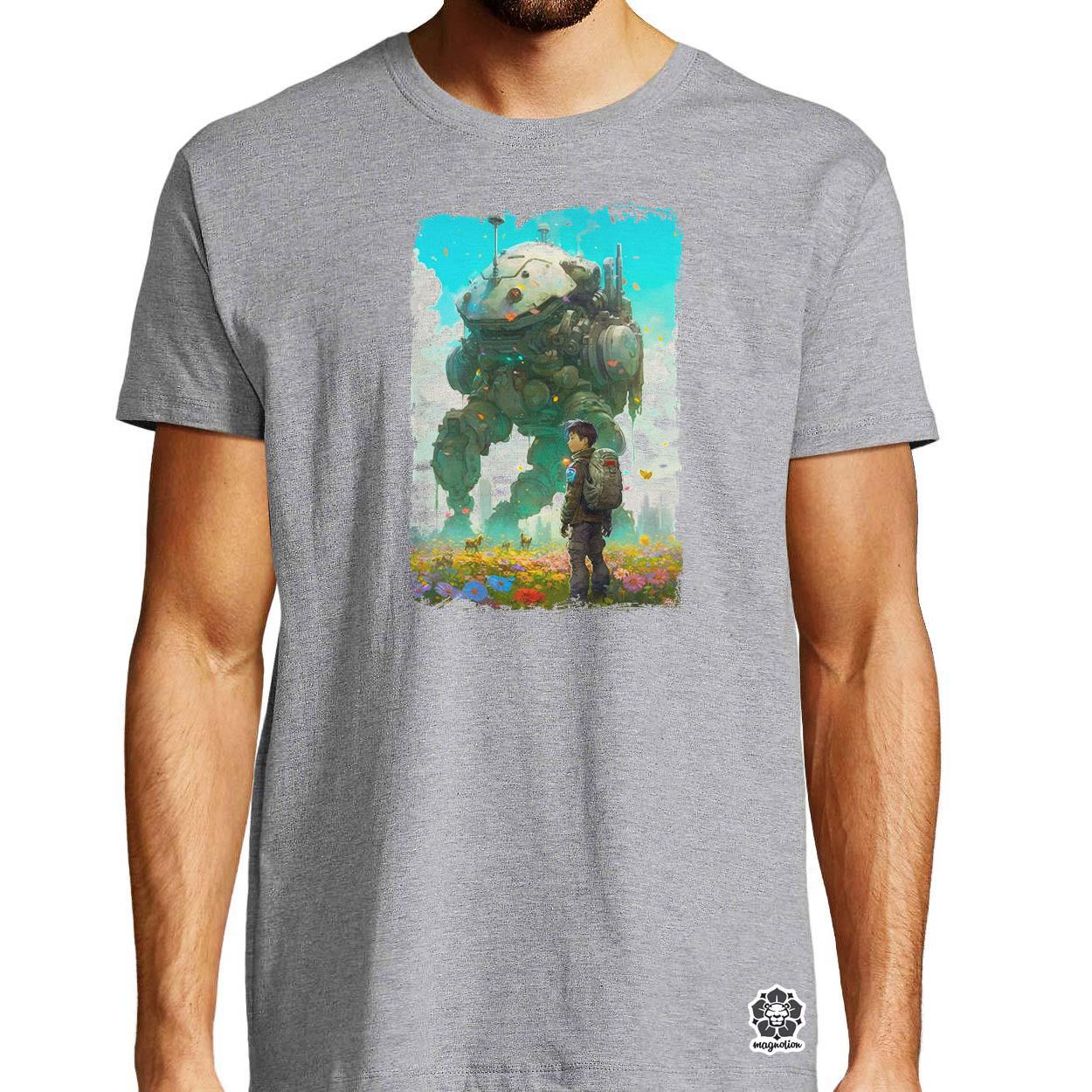 Mecha járőr v1 egyedi póló 