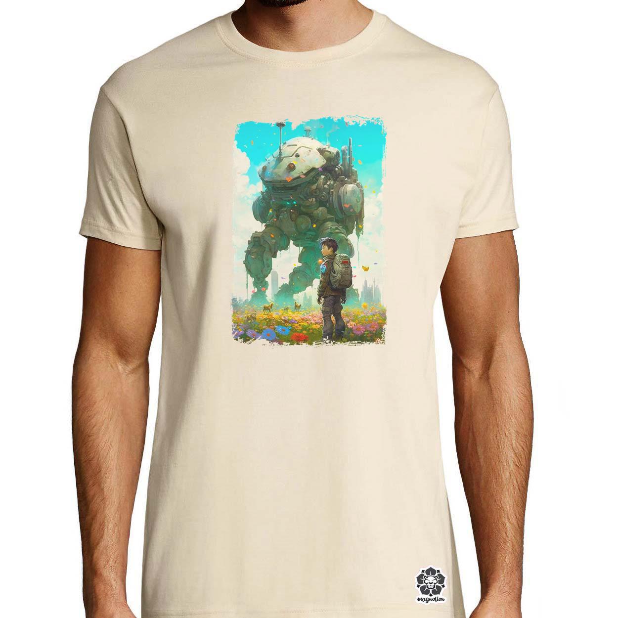 Mecha járőr v1 egyedi póló 