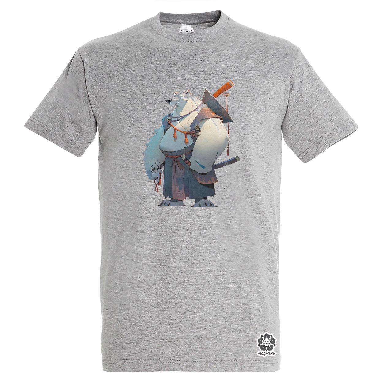 Chibi szamuráj jegesmedve v2 egyedi póló 