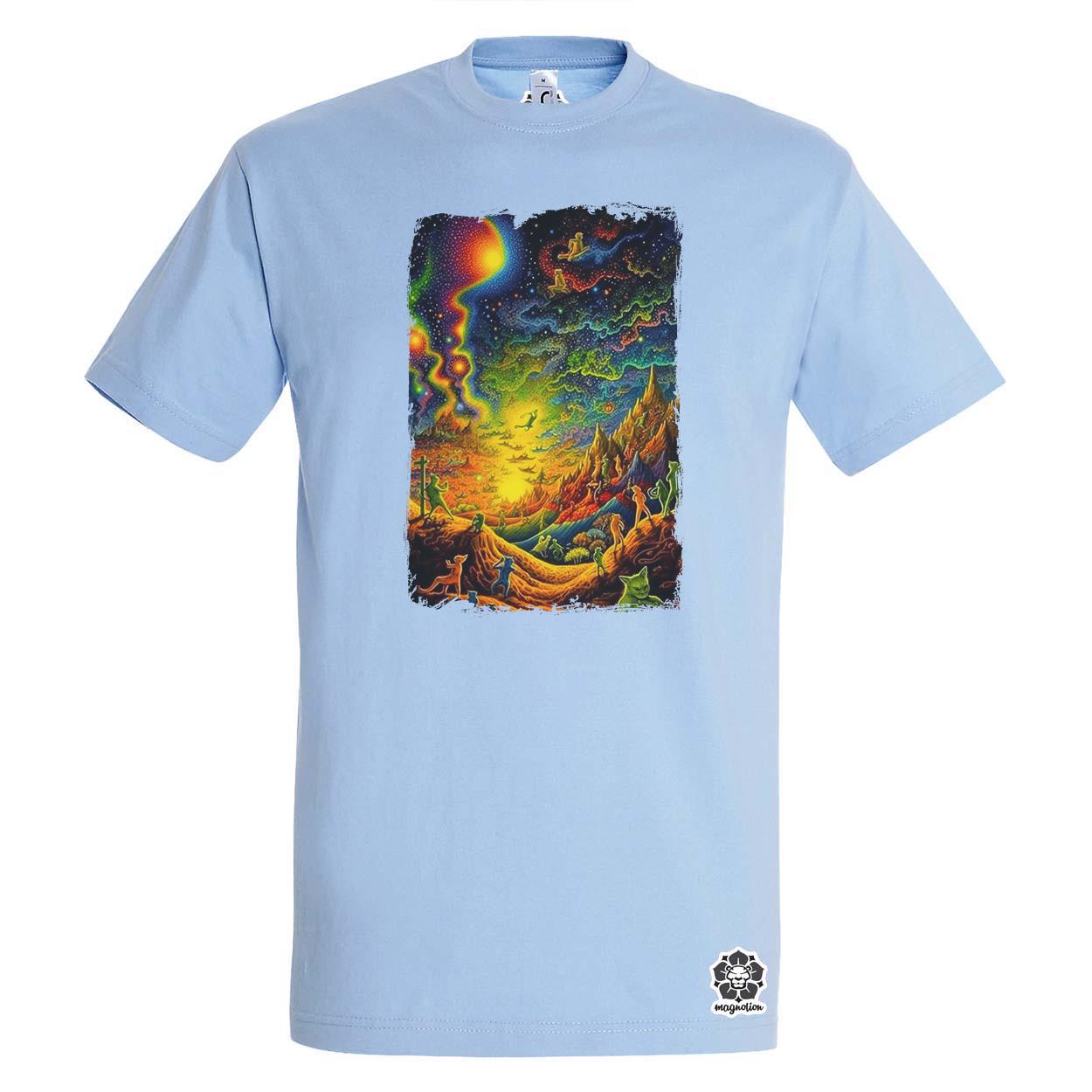 DMT művészet cicák v3 egyedi póló 