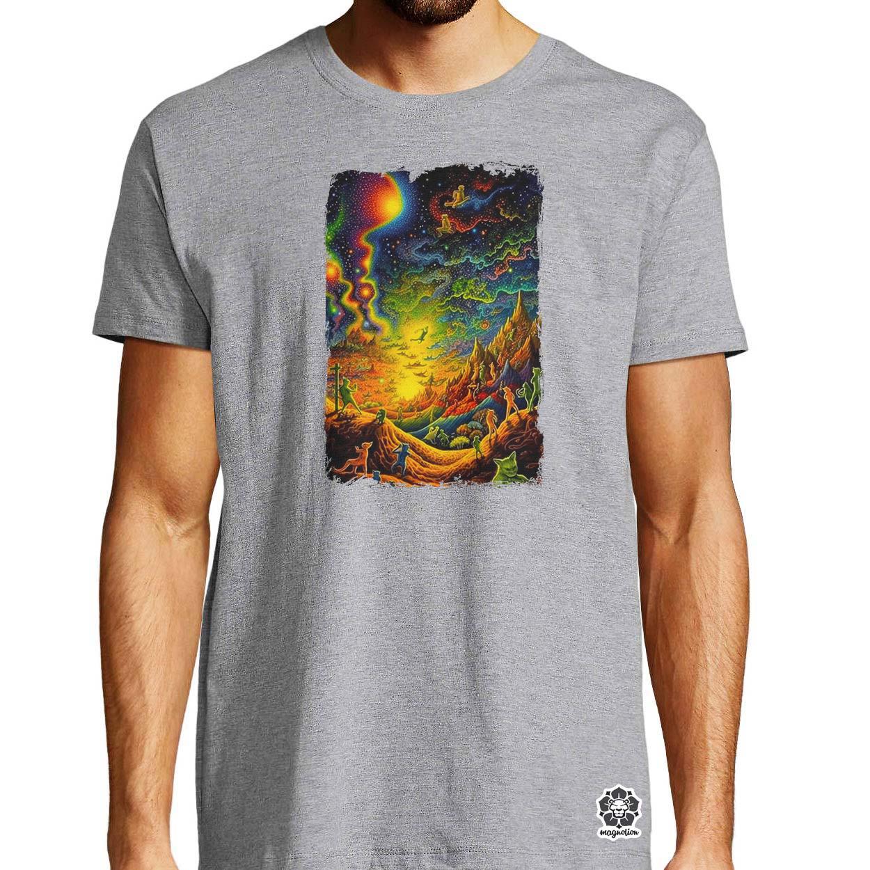 DMT művészet cicák v3 egyedi póló 