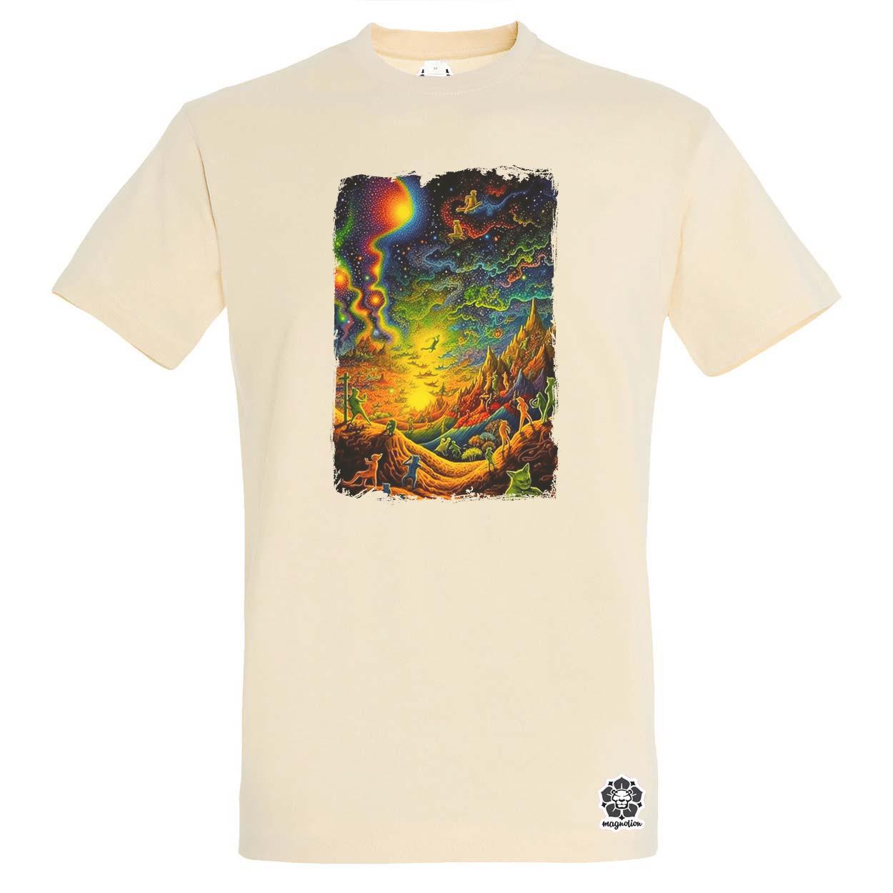 DMT művészet cicák v3 egyedi póló 