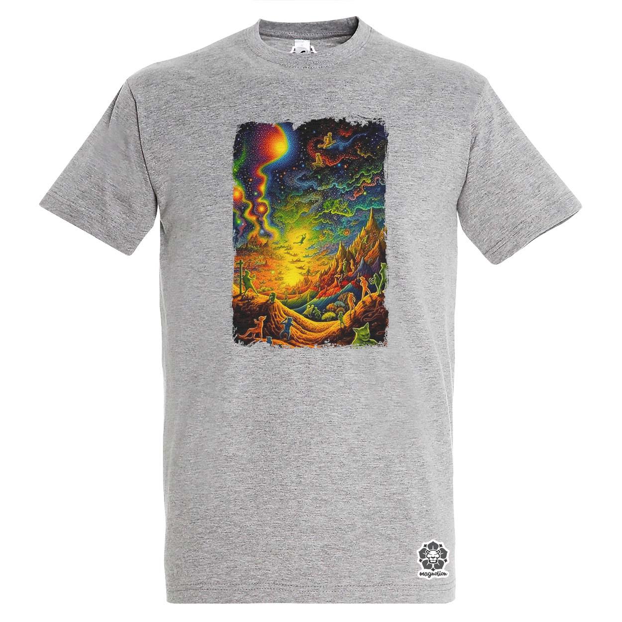 DMT művészet cicák v3 egyedi póló 
