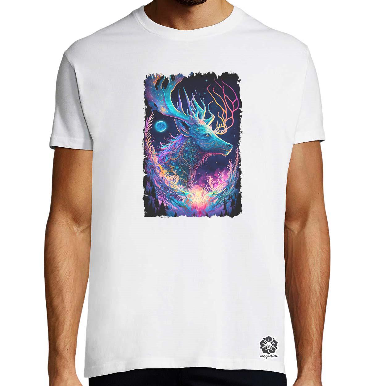 Dreampunk pszichedelikus szarvas v1 egyedi póló 