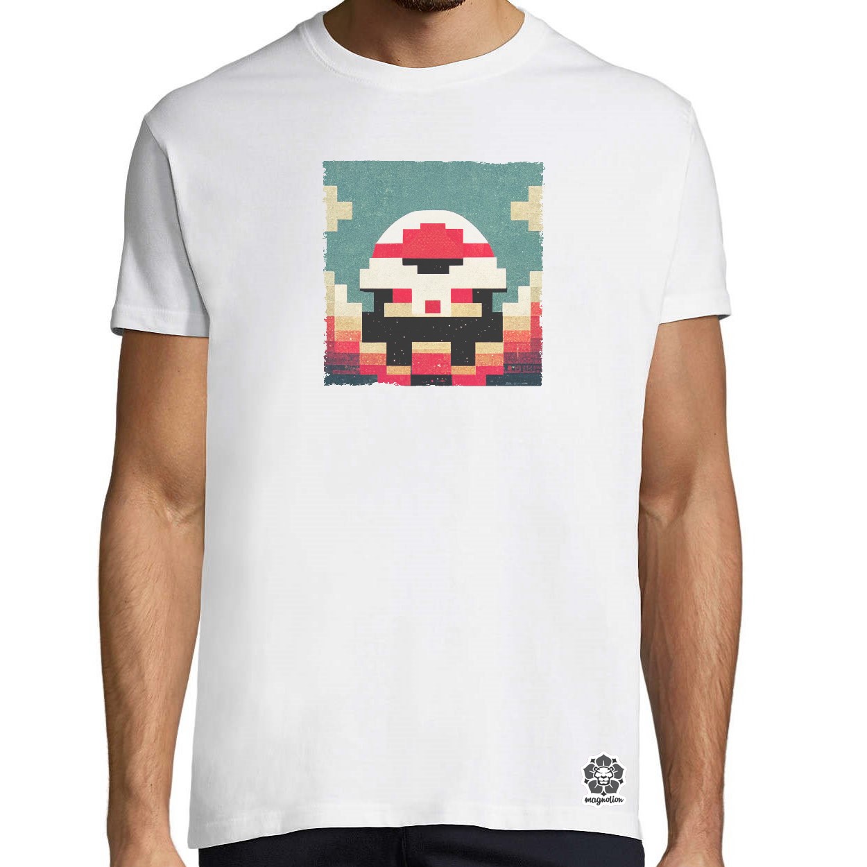 Pixelart Toad egyedi póló 