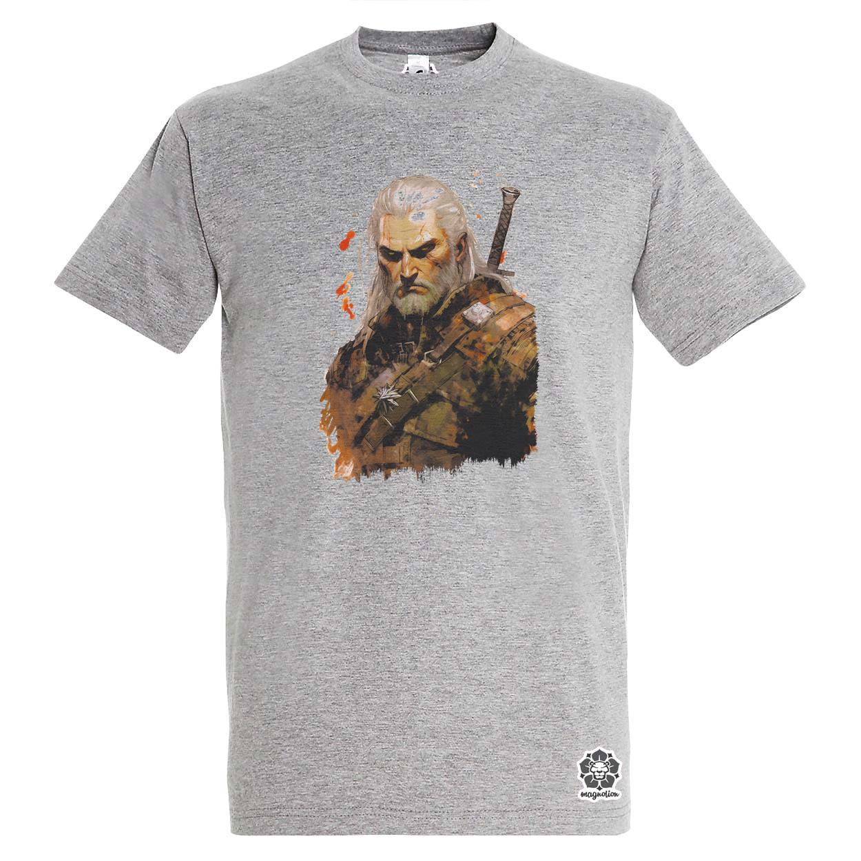 Geralt portré v2 egyedi póló 
