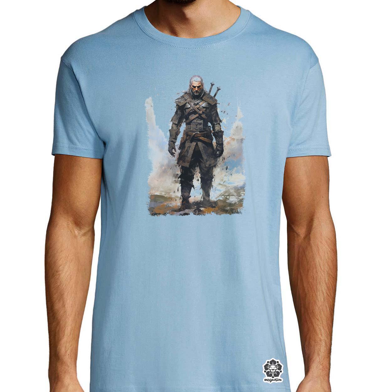 Geralt portré v3 egyedi póló 