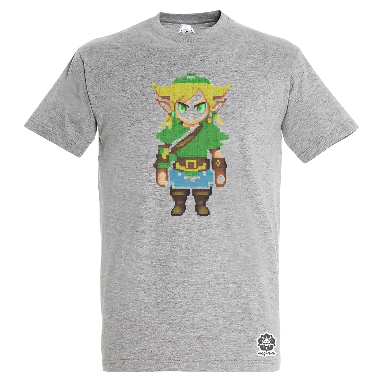 Pixelart Zelda egyedi póló 