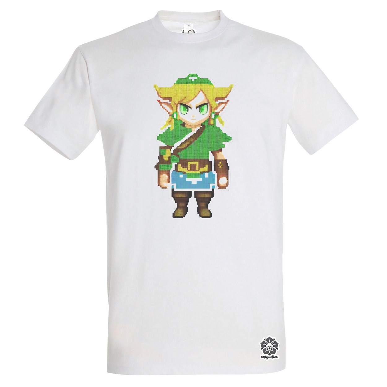 Pixelart Zelda egyedi póló 