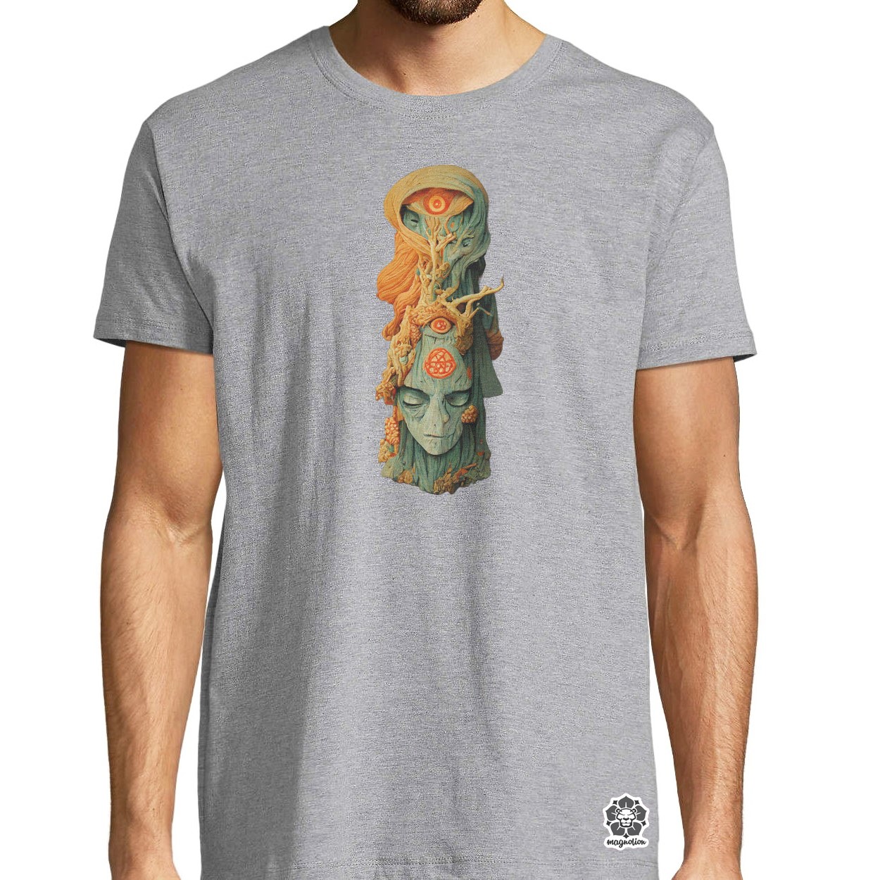 Káosz Totem egyedi póló 