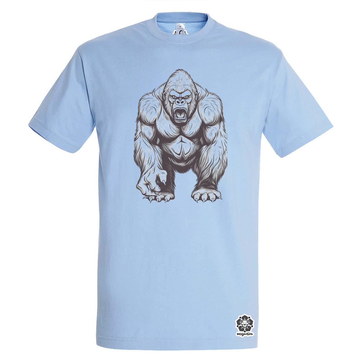 Rajz gorilla v1 egyedi póló 