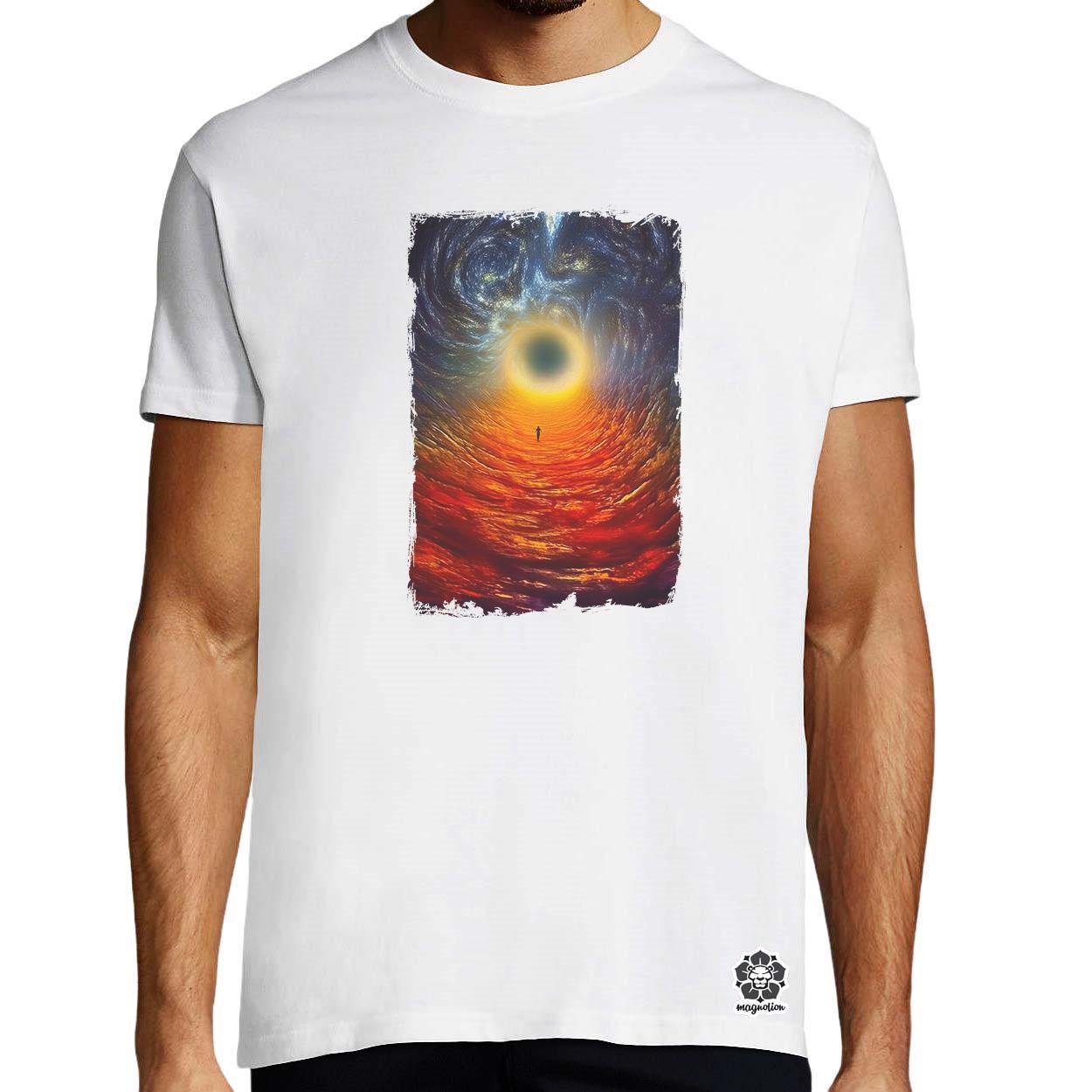 Séta az univerzumban v1 egyedi póló 