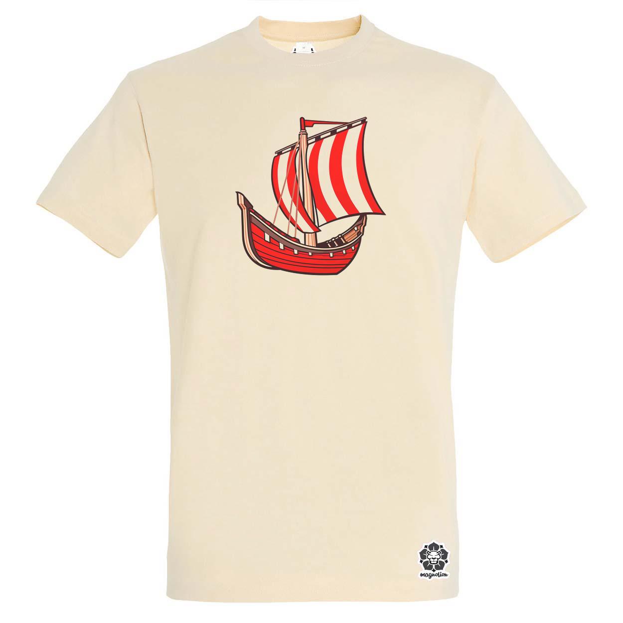 Viking hosszúhajó v3 egyedi póló 