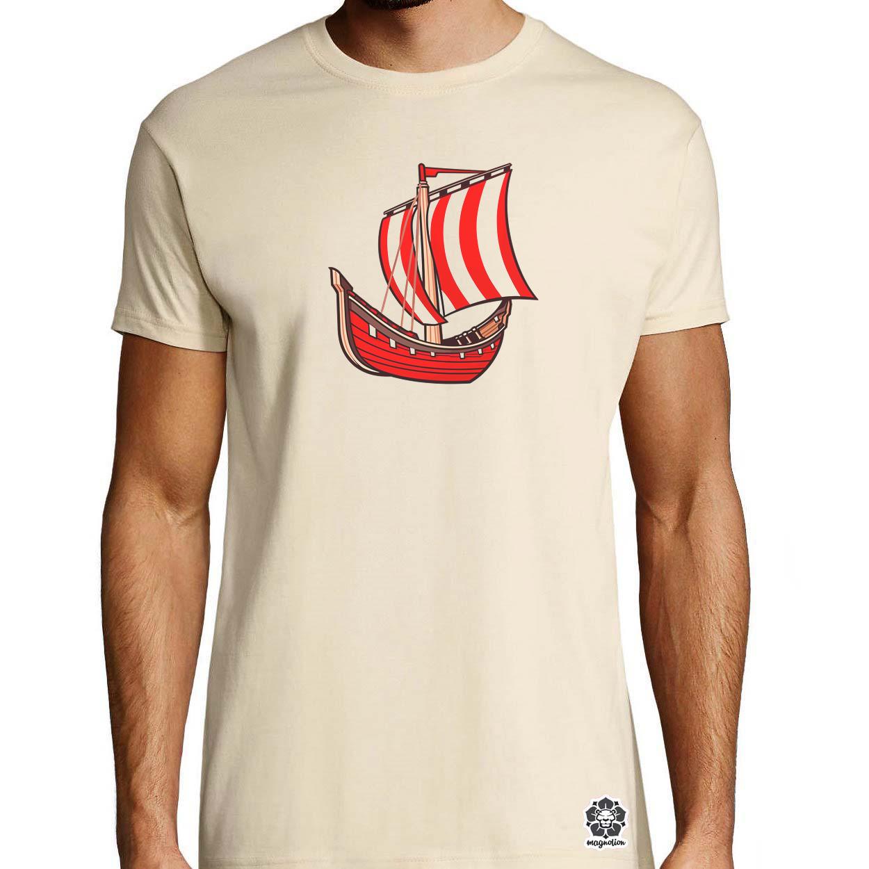 Viking hosszúhajó v3 egyedi póló 