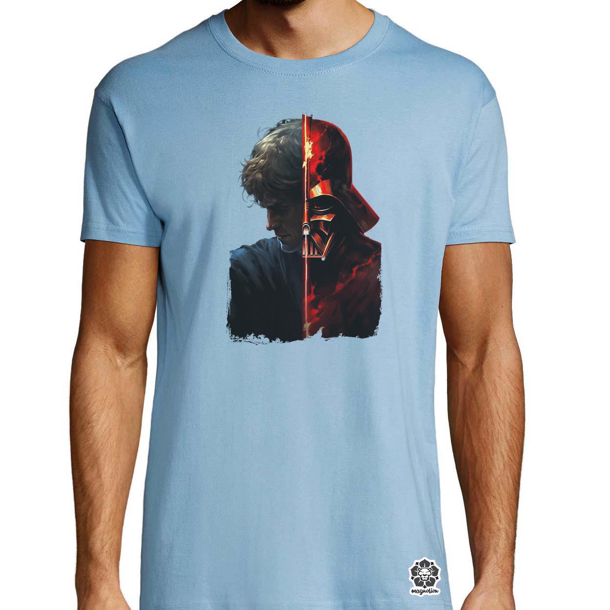 Anakin vs Vader v2 egyedi póló 