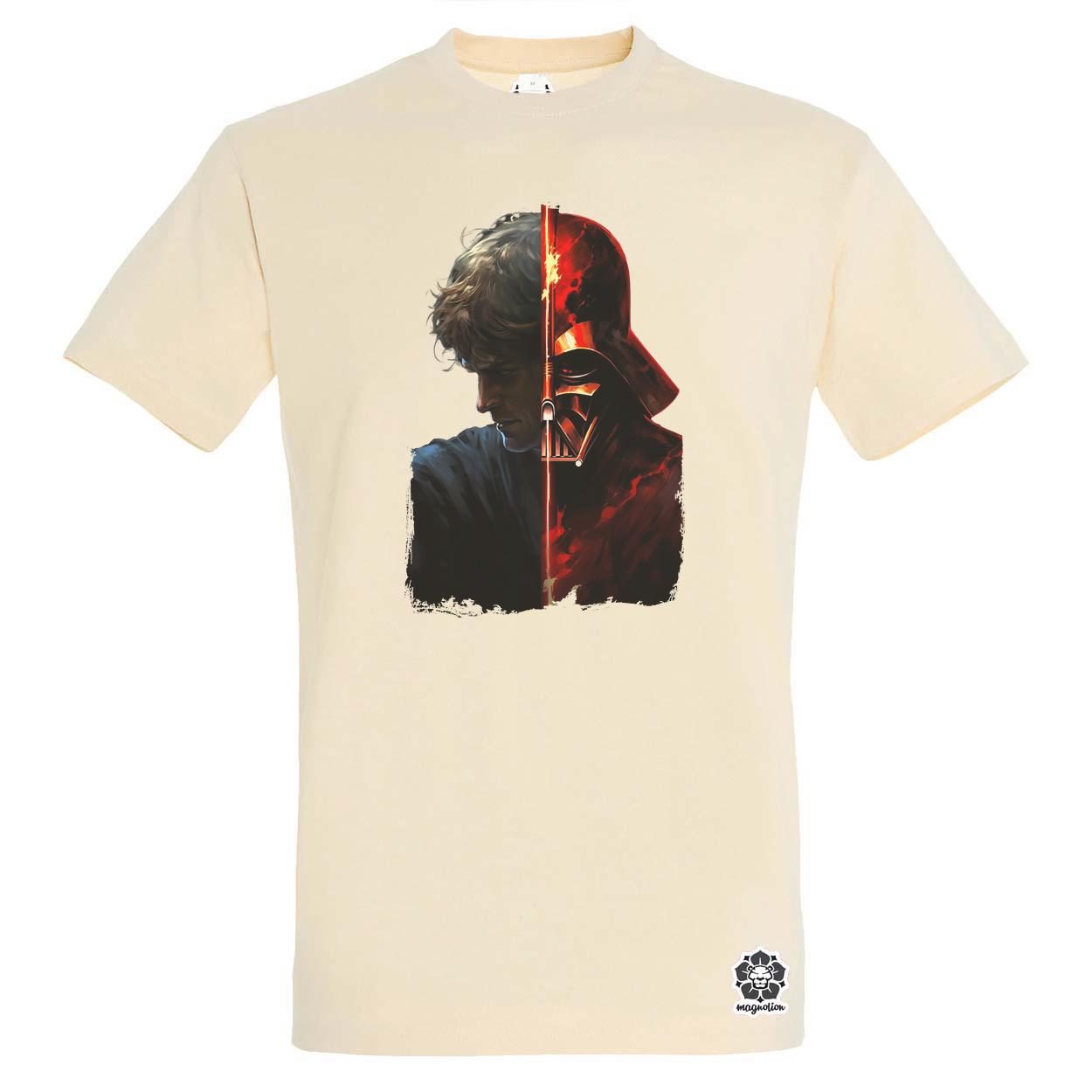 Anakin vs Vader v2 egyedi póló 