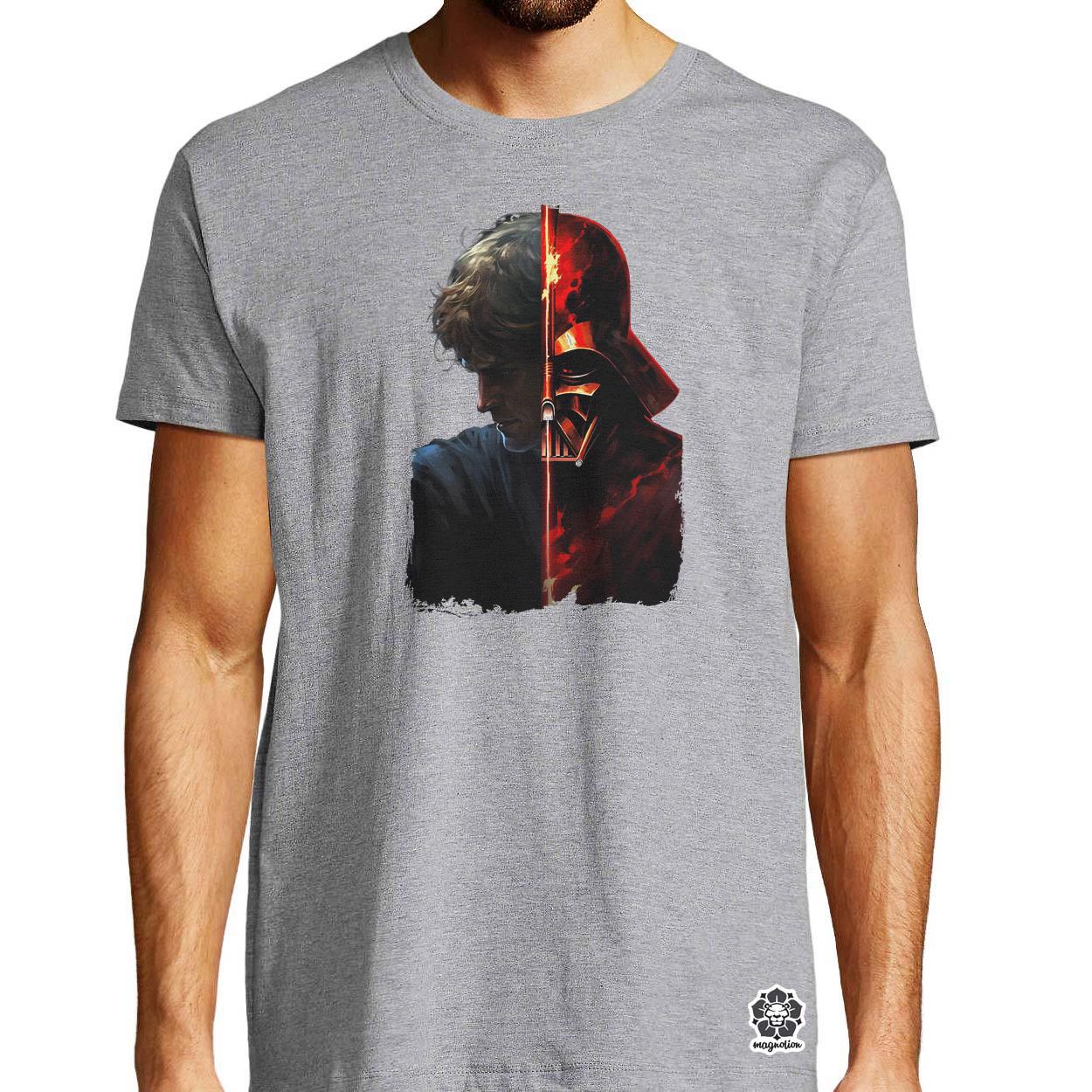 Anakin vs Vader v2 egyedi póló 