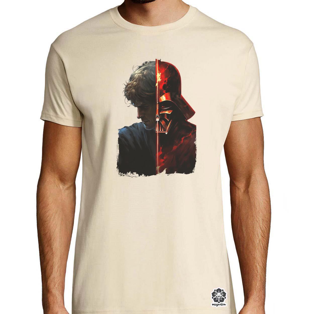 Anakin vs Vader v2 egyedi póló 