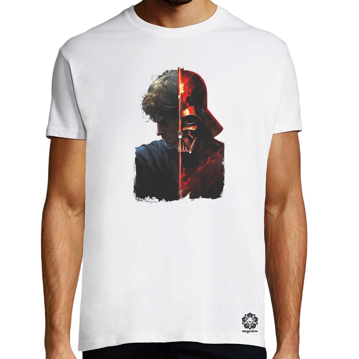 Anakin vs Vader v2 egyedi póló 