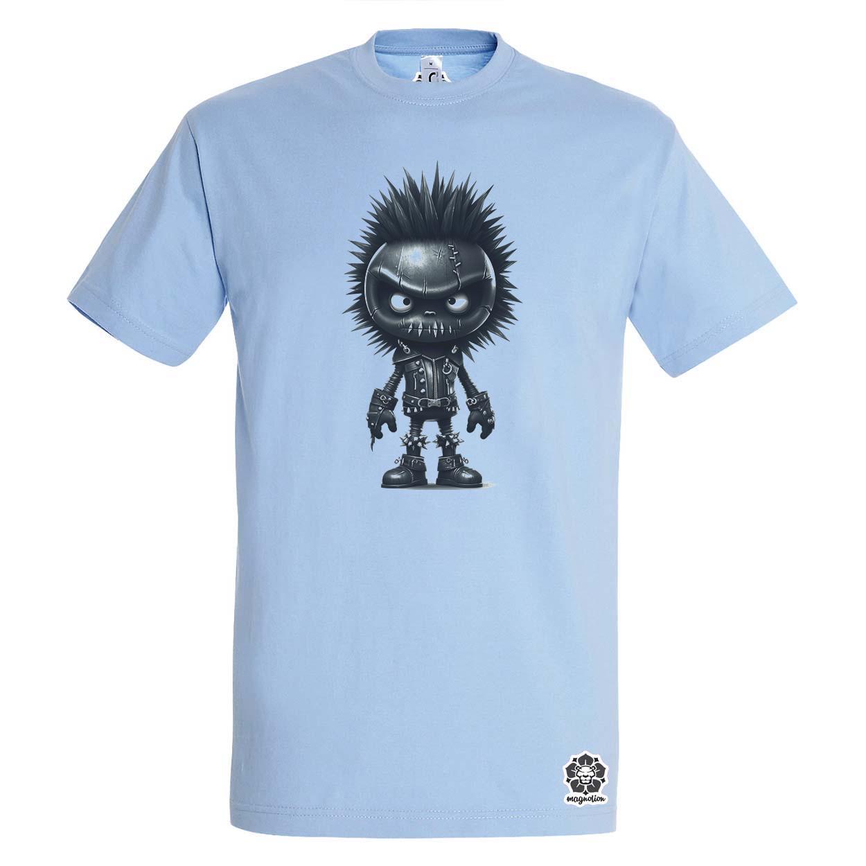Fekete punk srác v2 egyedi póló 