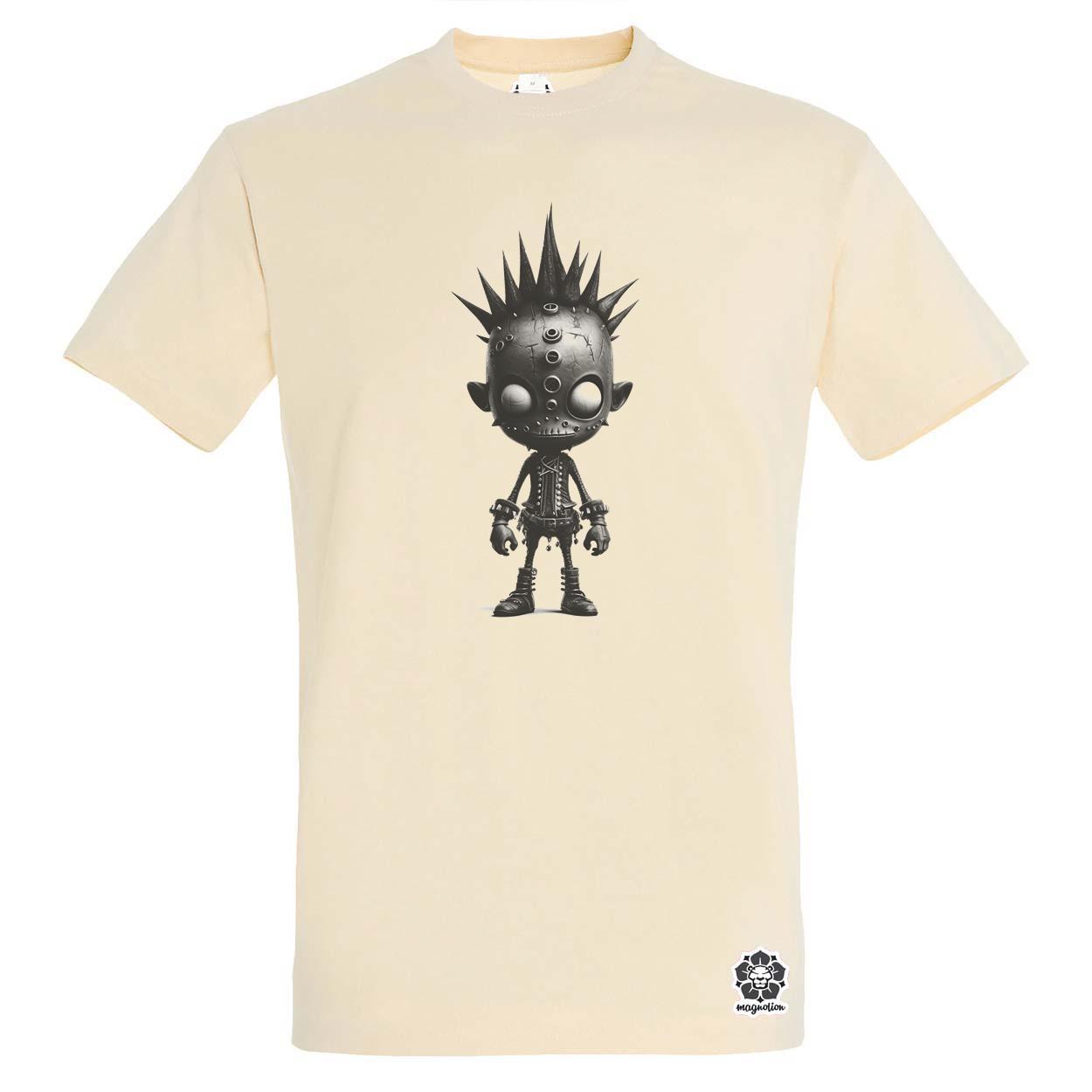 Fekete punk srác v4 egyedi póló 