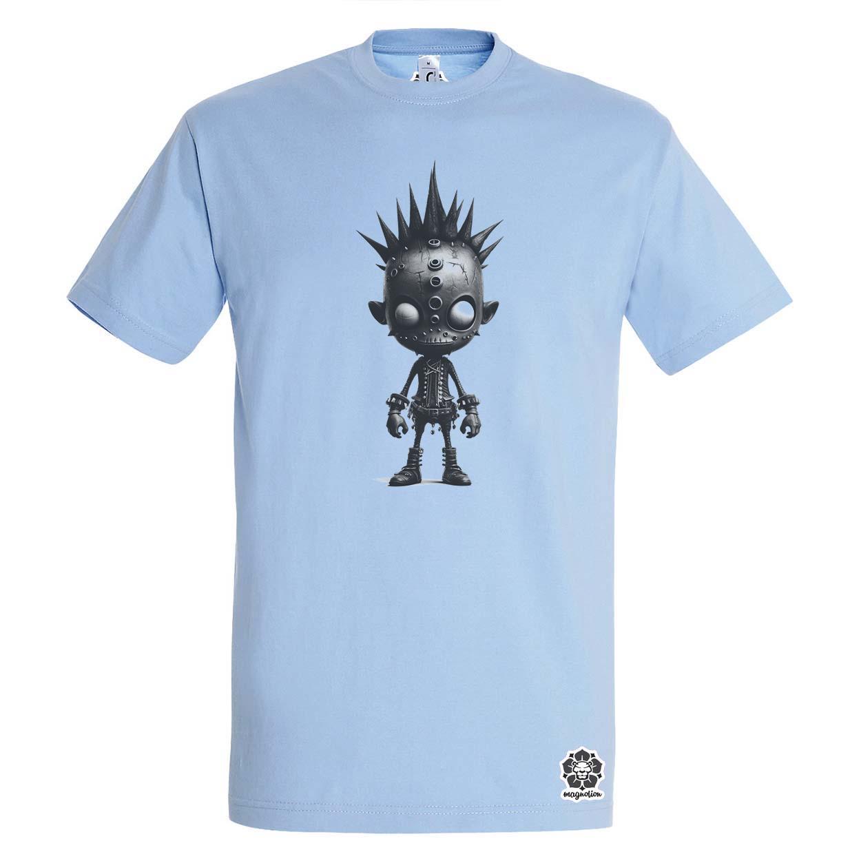 Fekete punk srác v4 egyedi póló 
