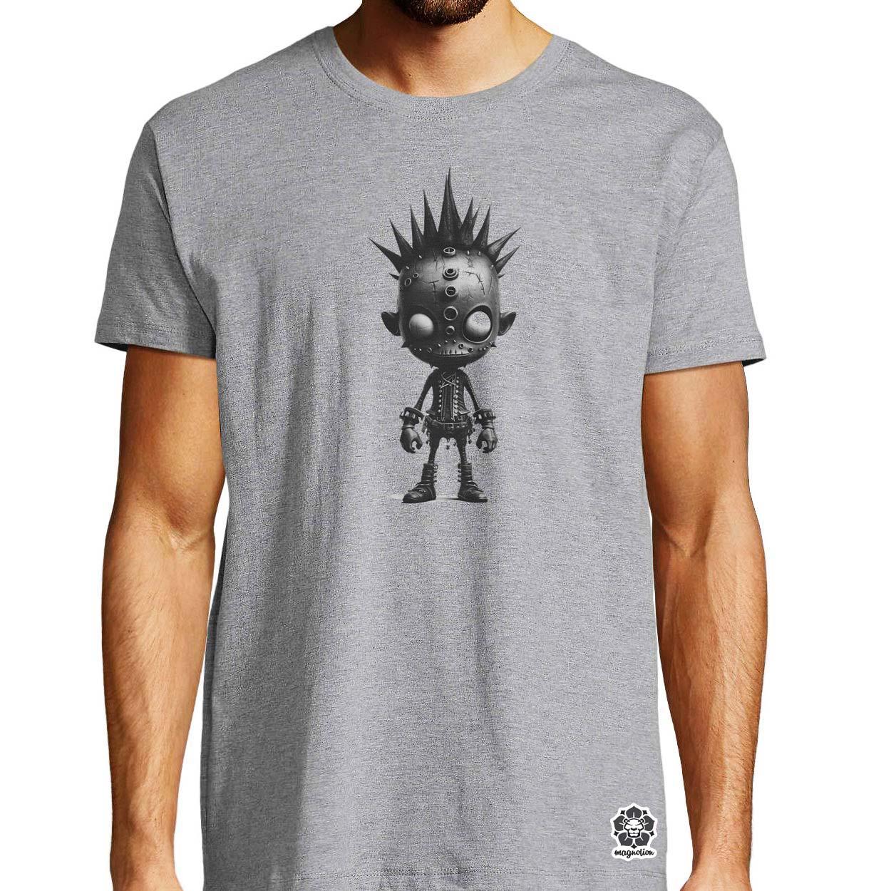 Fekete punk srác v4 egyedi póló 