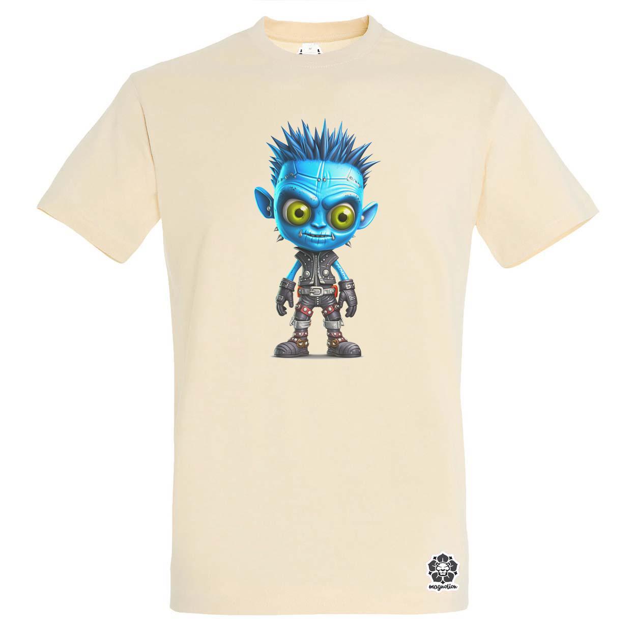 Kék punk srác v1 egyedi póló 