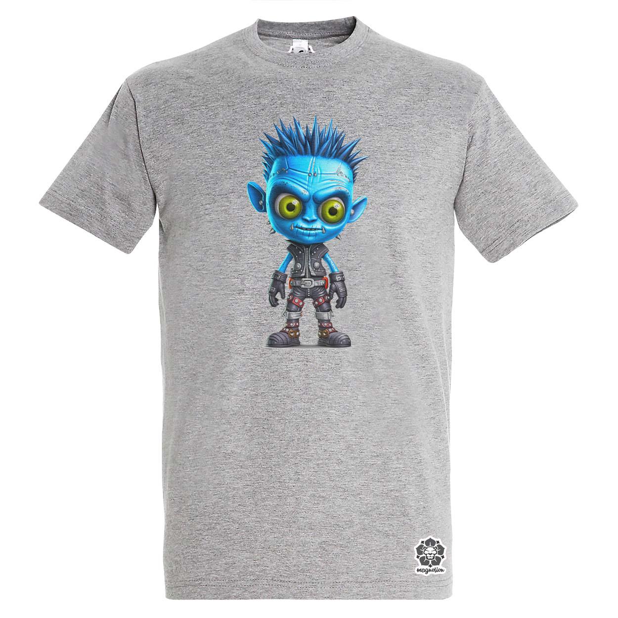 Kék punk srác v1 egyedi póló 
