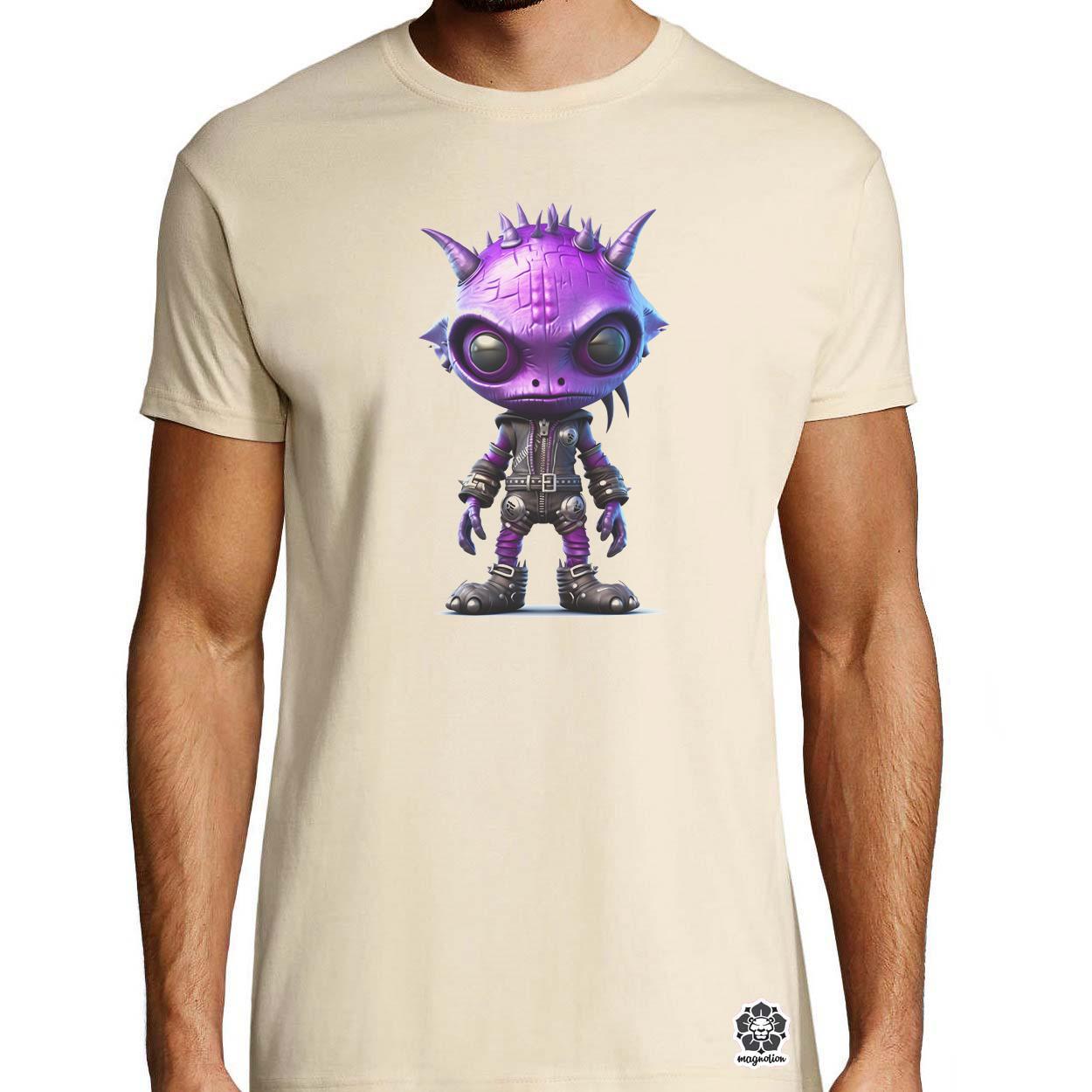 Lila punk srác v2 egyedi póló 