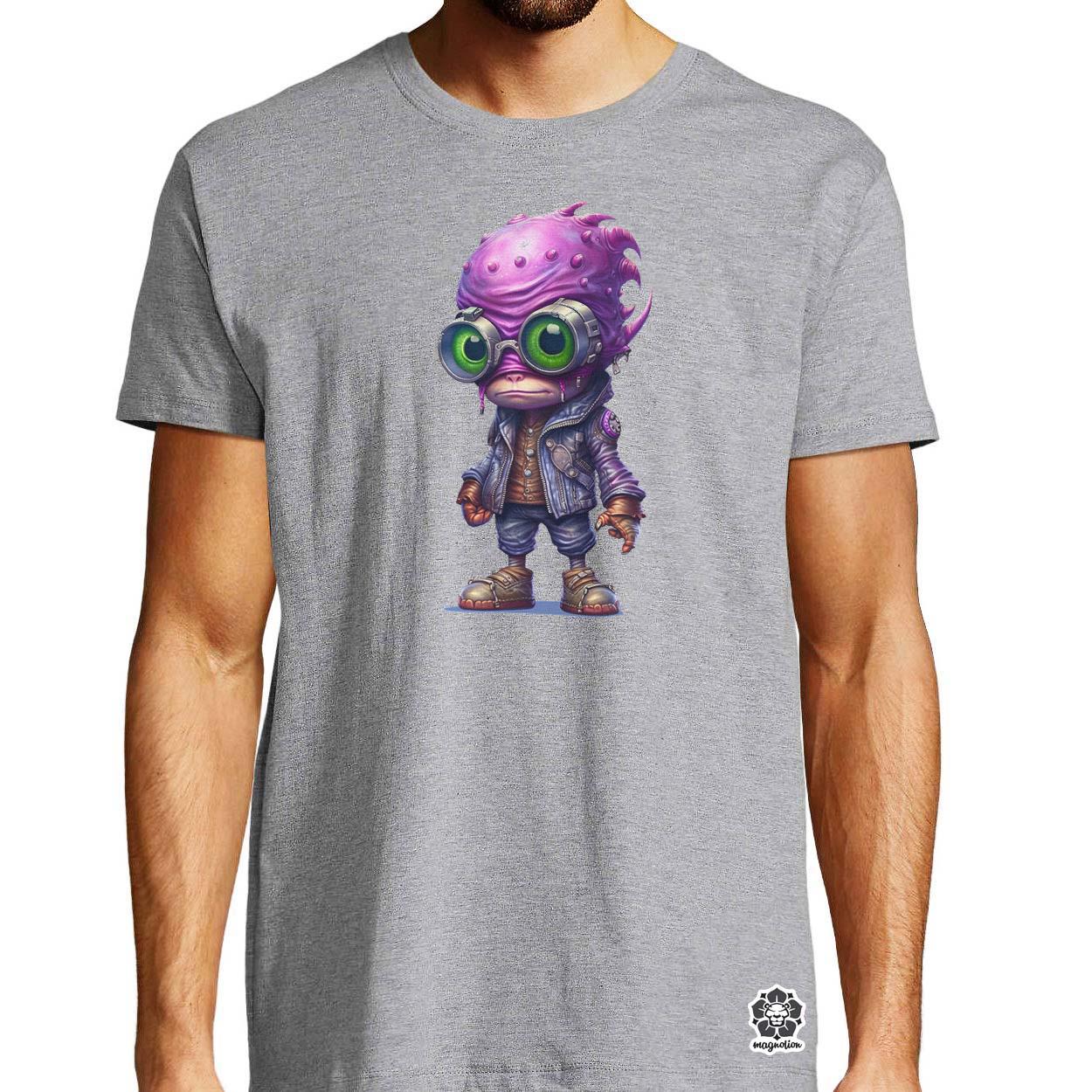 Lila punk srác v3 egyedi póló 