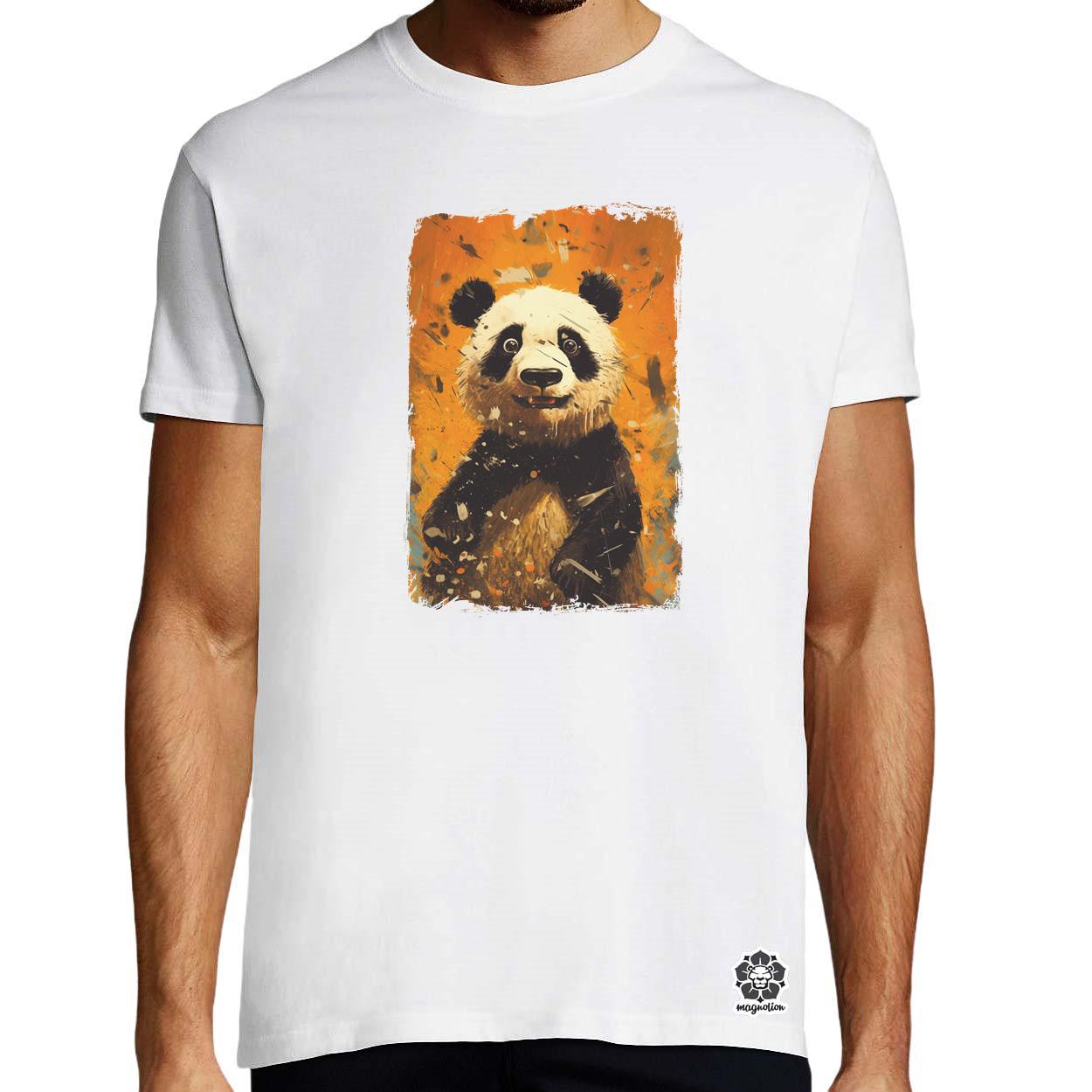 Neoexpresszionista panda v1 egyedi póló 