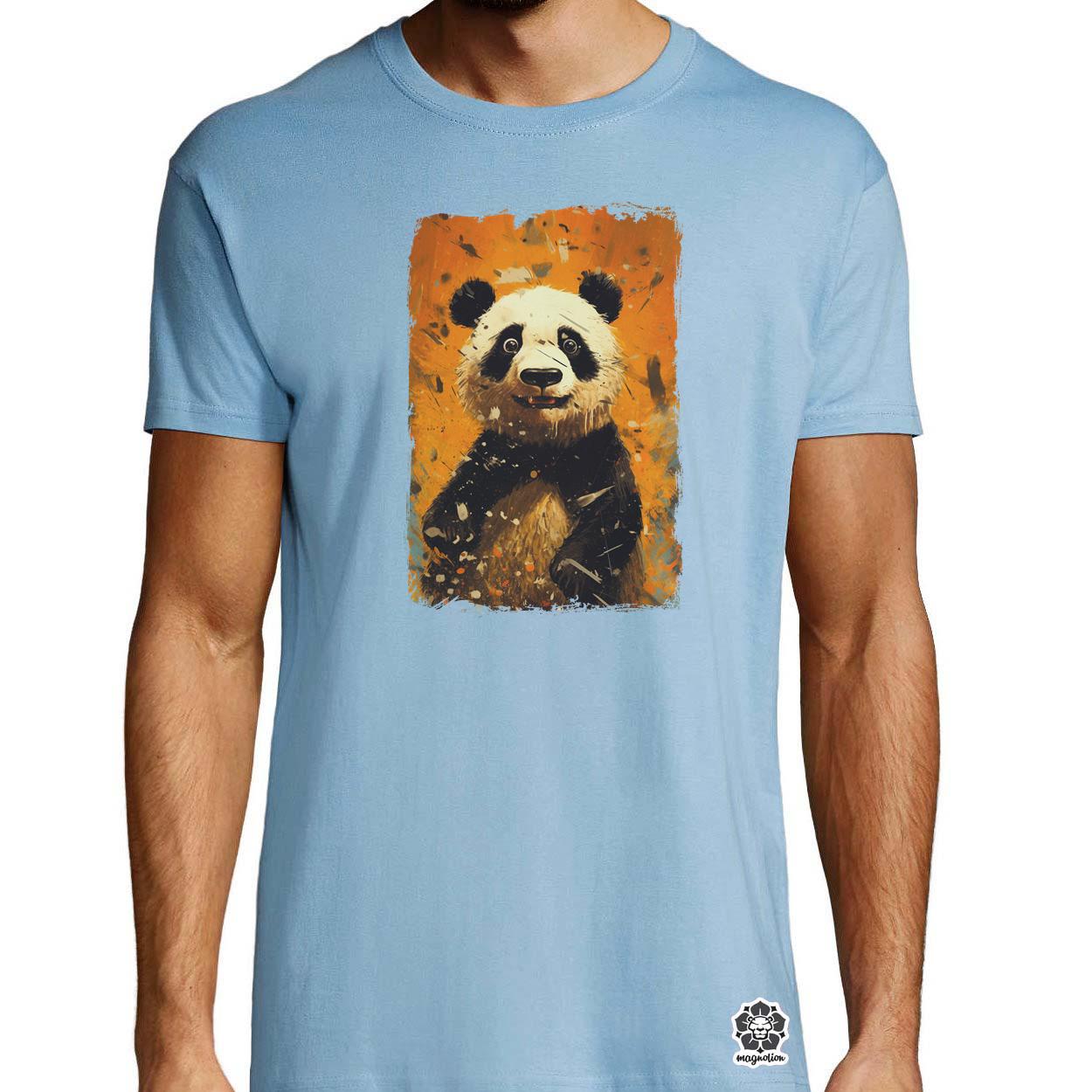 Neoexpresszionista panda v1 egyedi póló 