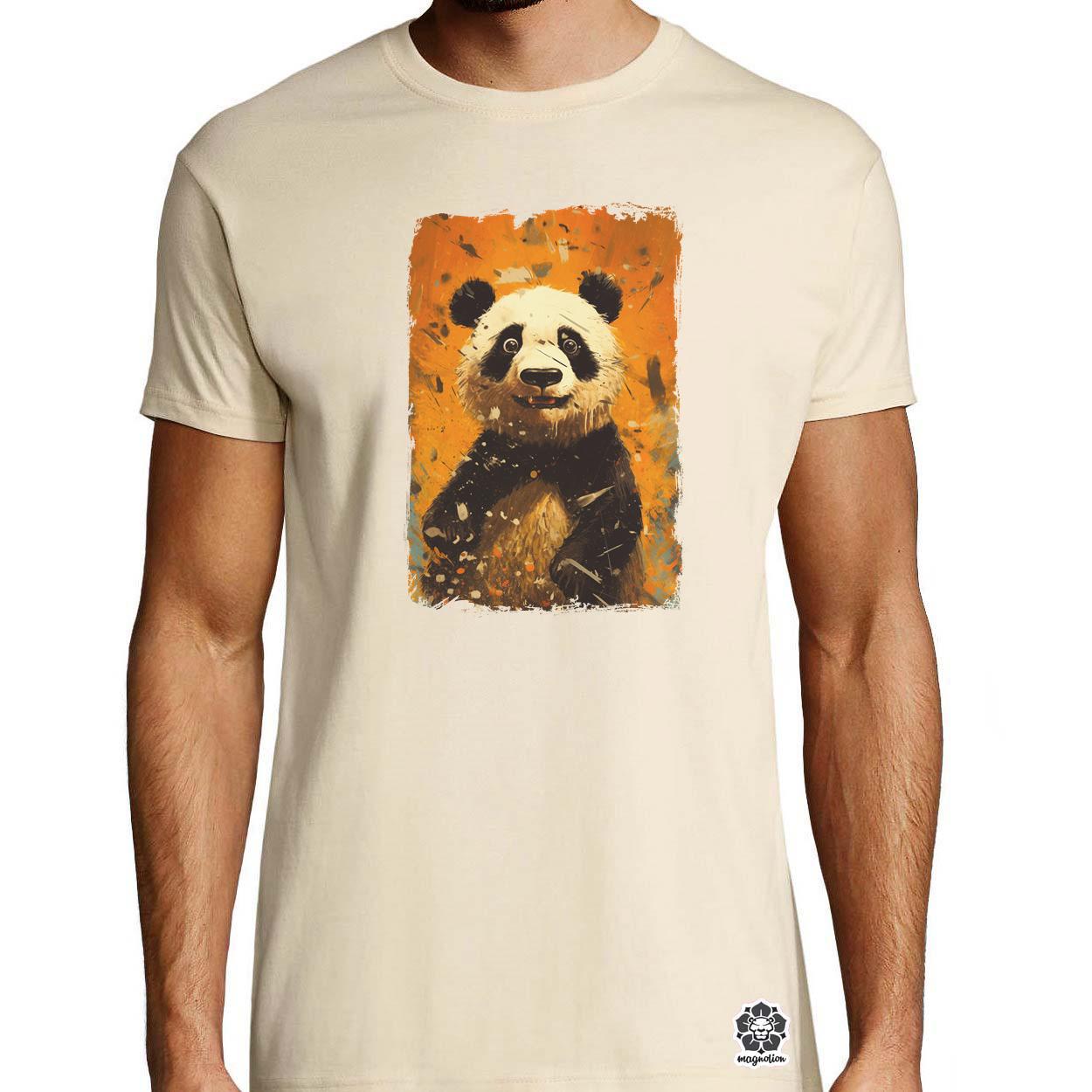 Neoexpresszionista panda v1 egyedi póló 
