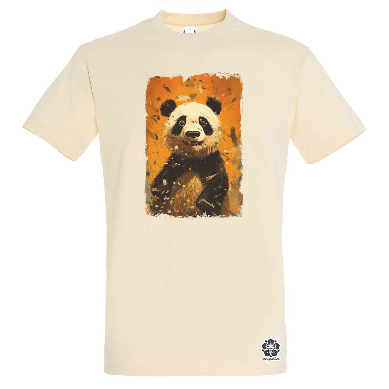 Neoexpresszionista panda v1 egyedi póló 