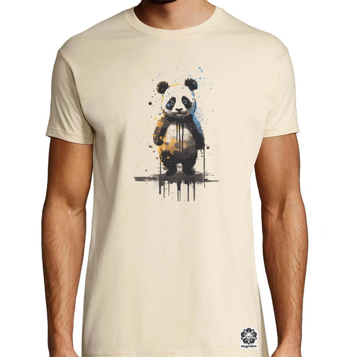Neoexpresszionista panda v3 egyedi póló 