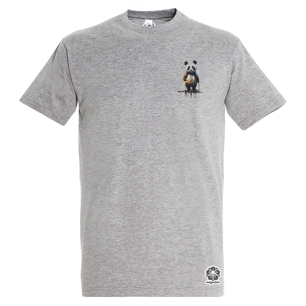 Neoexpresszionista panda zseb egyedi póló 