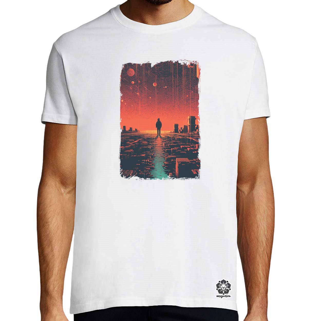 Pixelart retró fraktál játék v1 egyedi póló 