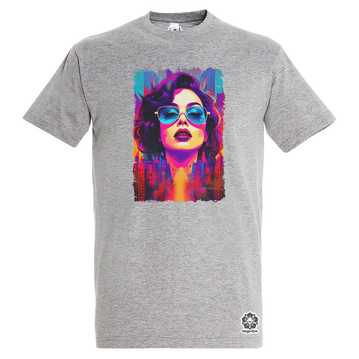 Pop art városi vibe v1 egyedi póló 