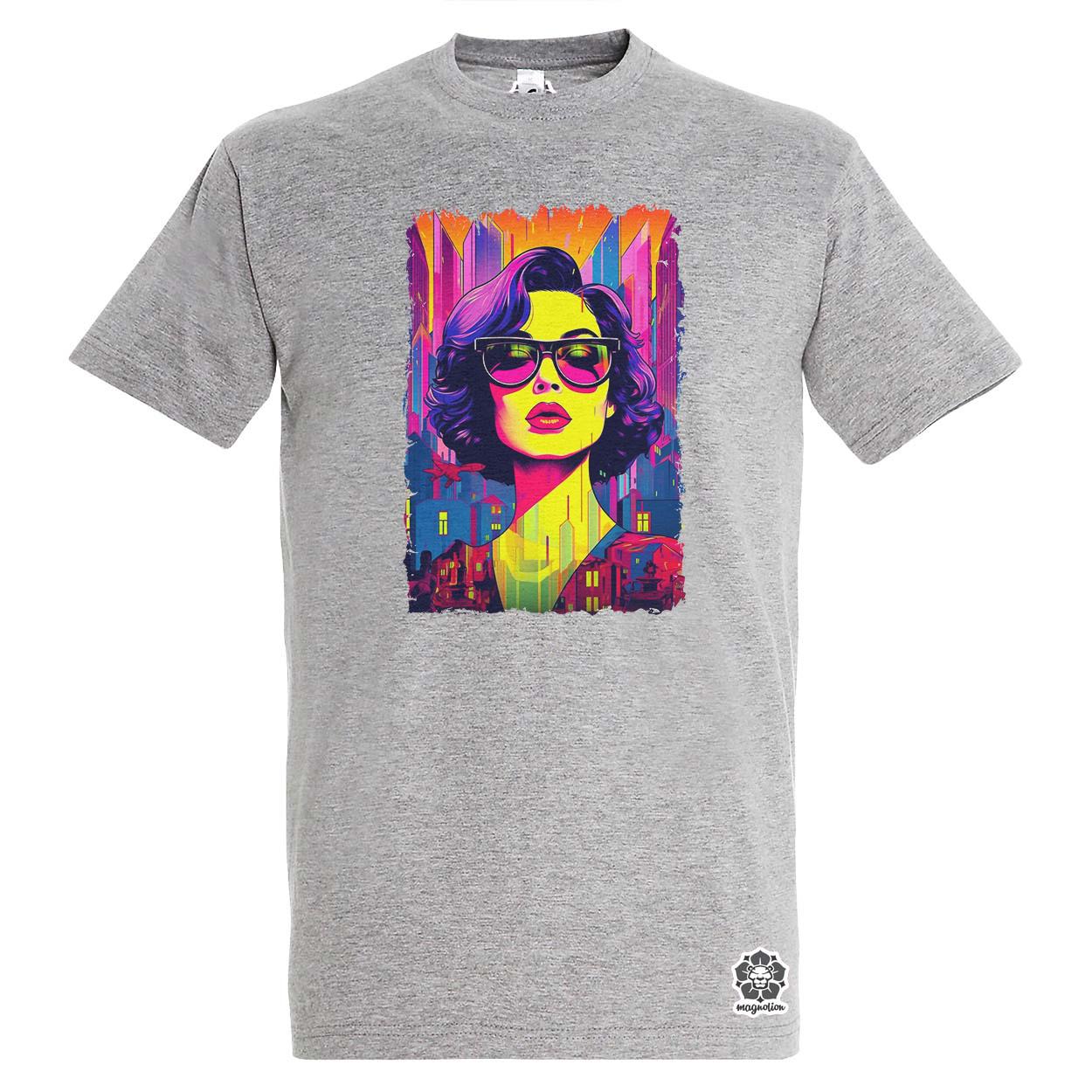 Pop art városi vibe v3 egyedi póló 