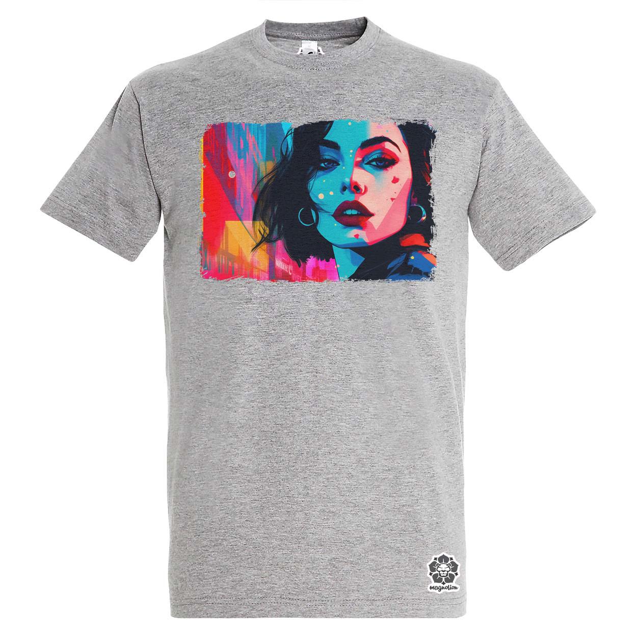 Pop art városi vibe v5 egyedi póló 