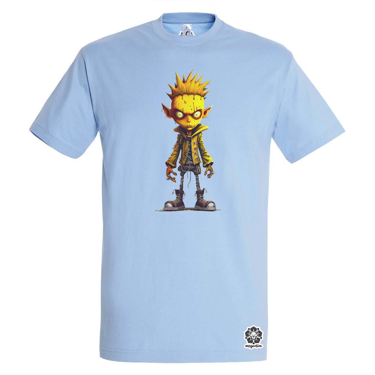 Sárga punk srác v1 egyedi póló 