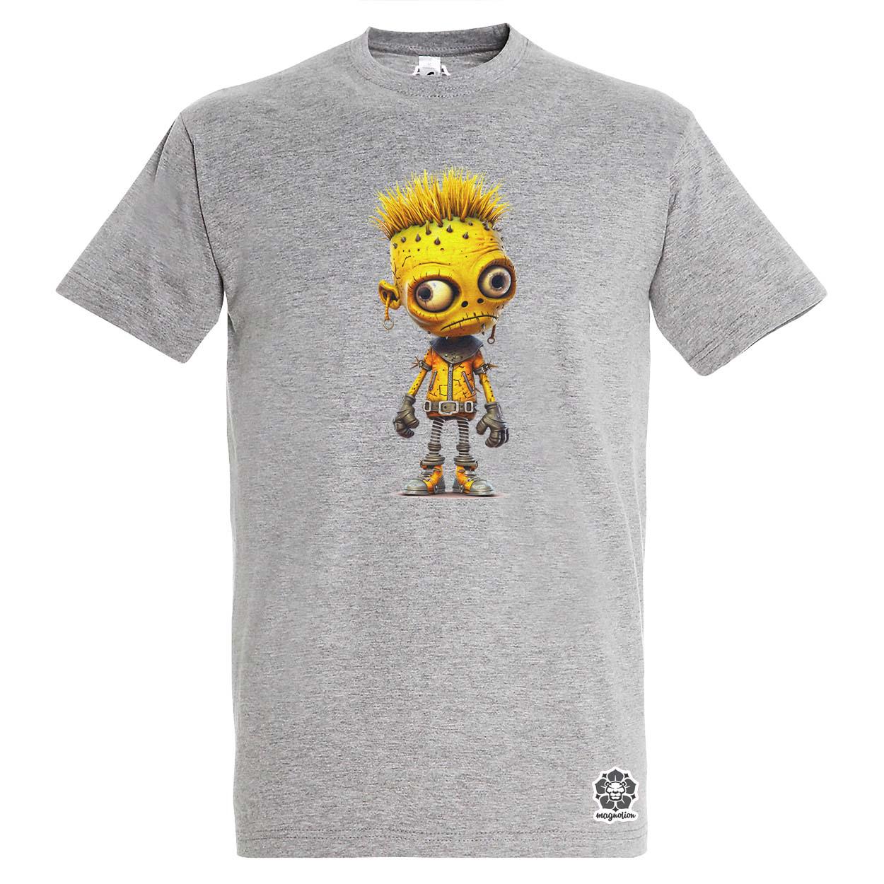 Sárga punk srác v2 egyedi póló 