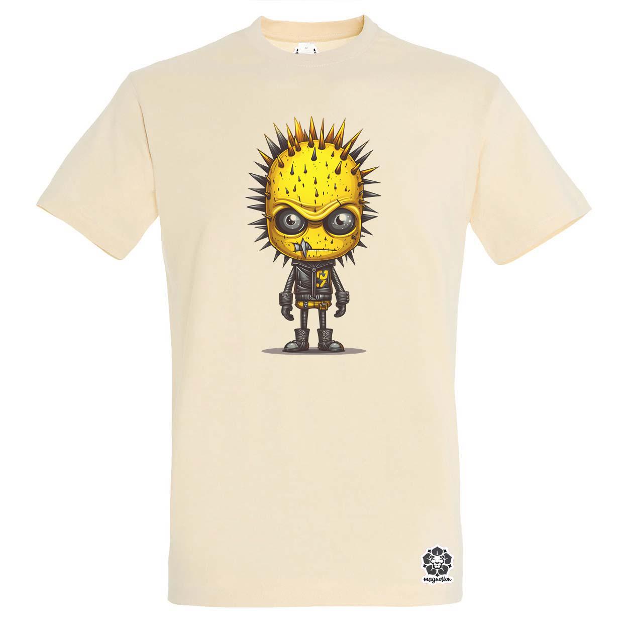 Sárga punk srác v3 egyedi póló 