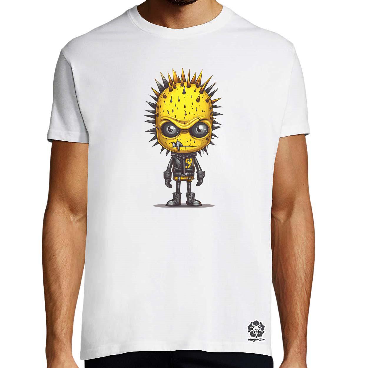 Sárga punk srác v3 egyedi póló 