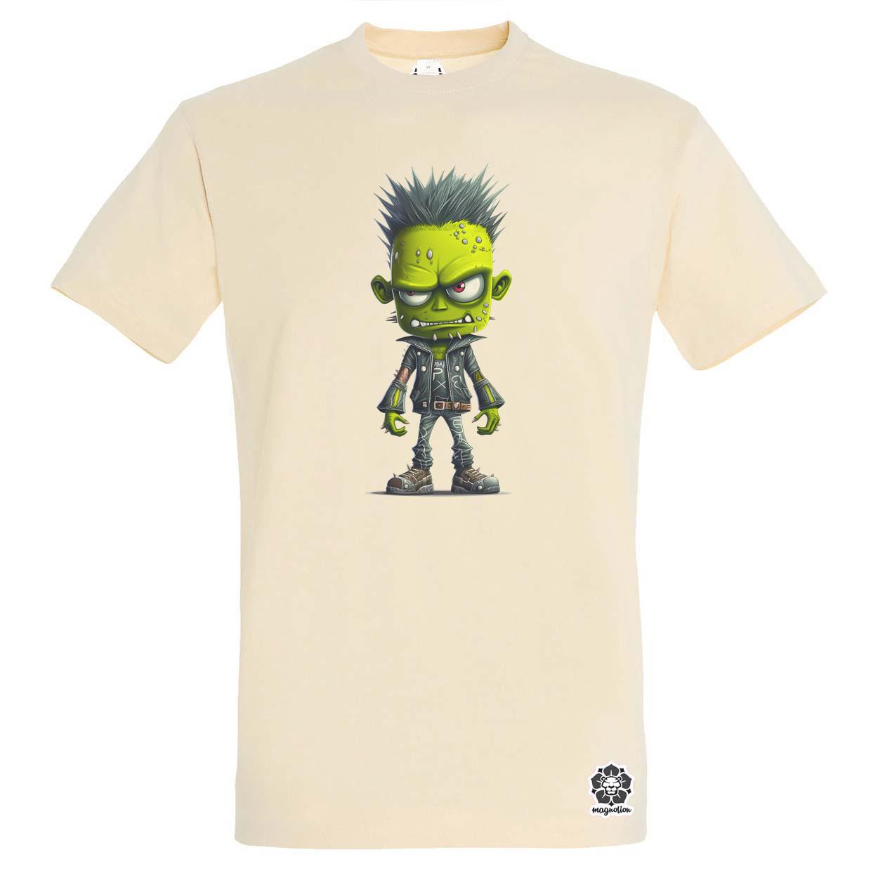 Zöld punk srác v4 egyedi póló 