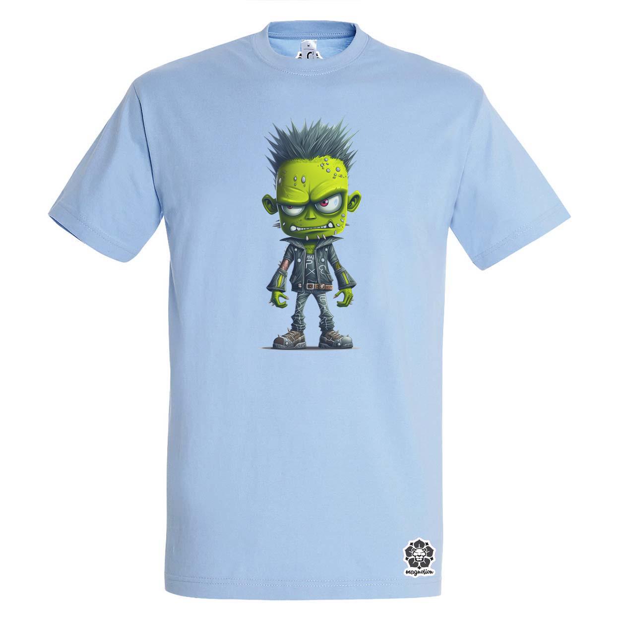 Zöld punk srác v4 egyedi póló 